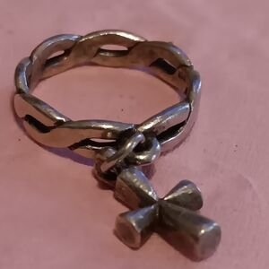 Silver infant ring